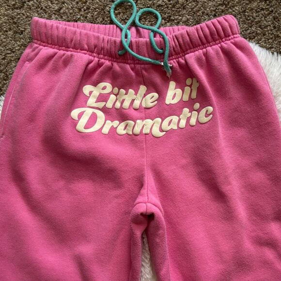 Edikted Sweatpants Little Bit Dramatic Pink Womens Size Medium - Picture 3 of 10